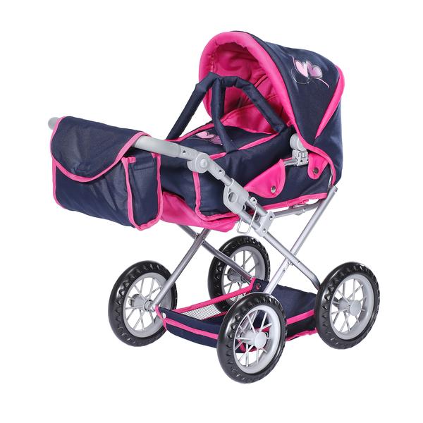 knorr® toys wózek dla lalek Ruby flying heart s navy/pink