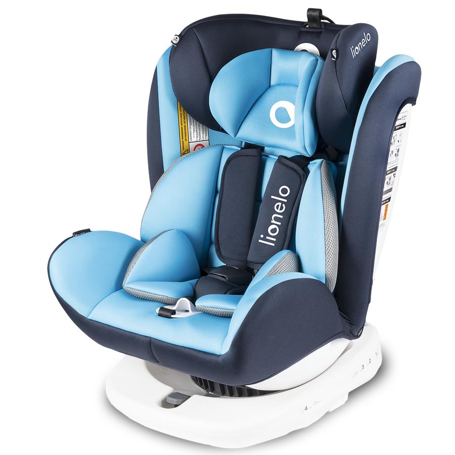 LIONELO Bastiaan One silla de coche bebe desde el nacimiento hasta los 36 kg Isofix Top Tether cinturón de seguridad de 5-puntos giratoria a 360 grados Certificado TUV