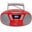 BLAUPUNKT  Boombox s CD + kazetou + USB + Bluetooth 4.2, červený
