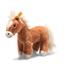 Steiff Suave Cuddly Friends Gola caballo marrón rojizo, 27 cm