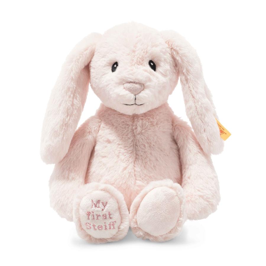 Steiff Soft Cuddly Friends My first Steiff Hoppie bunny, rosa 26 cm