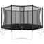 BERG Trampoline - Favorit Regular 430 Black + Safety Net Comfort 