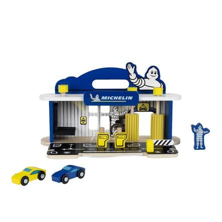 Theo klein Garage station service enfant et voitures Michelin, bois