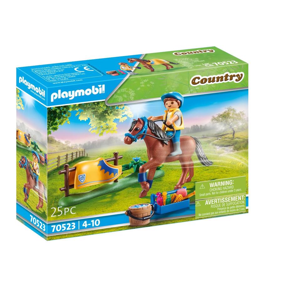 PLAYMOBIL  ® Country Pony de colección "Pony de equitación alemán" 70523