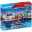 PLAYMOBIL  ® City Action stort containerskib med told båd 70769