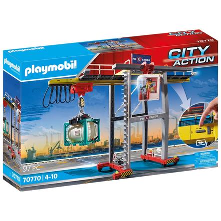  PLAYMOBIL  ® City Action portalkran med container 70770