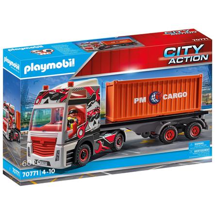 PLAYMOBIL® City Action Figurine camion de transport radiocommandé 70771