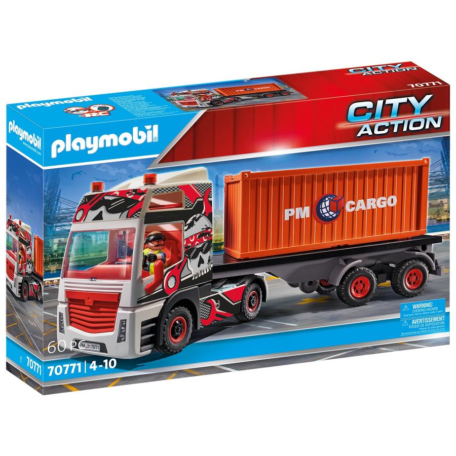 PLAYMOBIL ® City Action Truck med tilhenger 70771