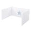 babybay ® Gniazdo łóżeczka piqué, biała aplikacja gwiazdki lazurowe gwiazdki białe