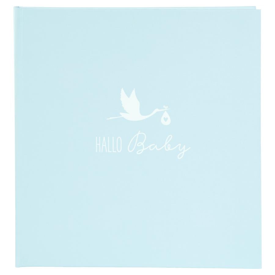 goldbuch Babyalbum - Ooievaar blauw