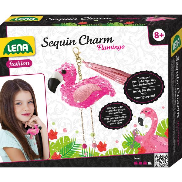 LENA ® Paljetter Charm Flamingo