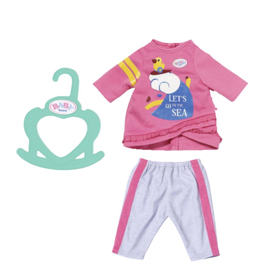 Zapf Creation  BABY born Little Volnočasový obleček 36 cm, růžový