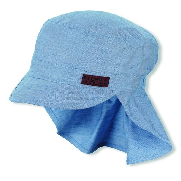 Sterntaler Schirmmütze mit Nackenschutz hellblau
