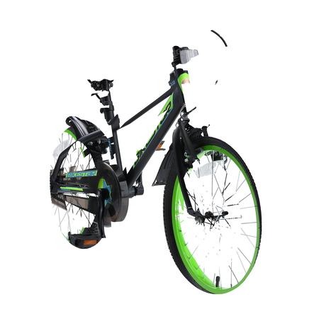 bikestar Vélo enfant Urban Jungle 18 pouces noir/vert