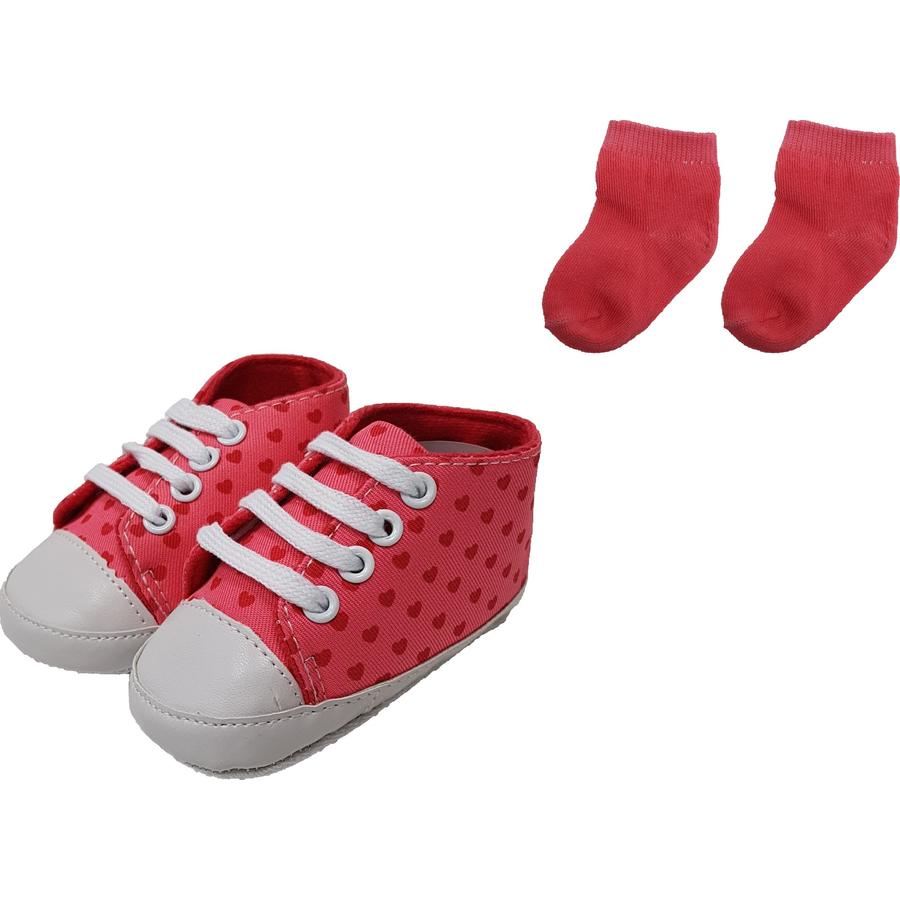 HÜTTE &amp; CO boty / ponožky set růžová