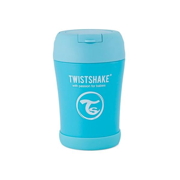 TWIST SHAKE  Recipiente térmico de 350 ml en azul pastel
