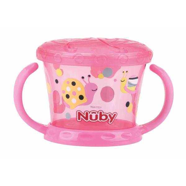 Nûby snackbeker met shakerbescherming Color vanaf 12 maanden in roze