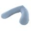 THERALINE Cover for Original Nursing Pillow Melange blue-greyBamboo Collection