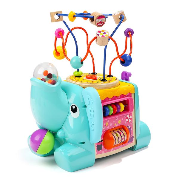 TopBright Toys® 5 in 1 Motorikwürfel Elefant 