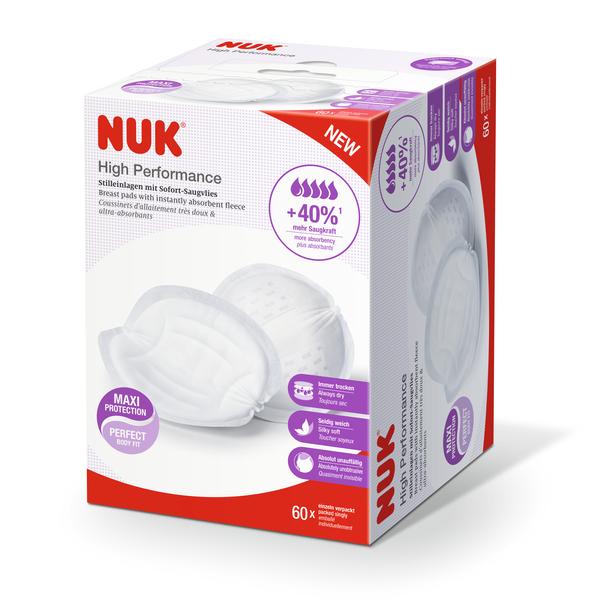 NUK Cojines de lactancia Alto Performance Paquete de 60
