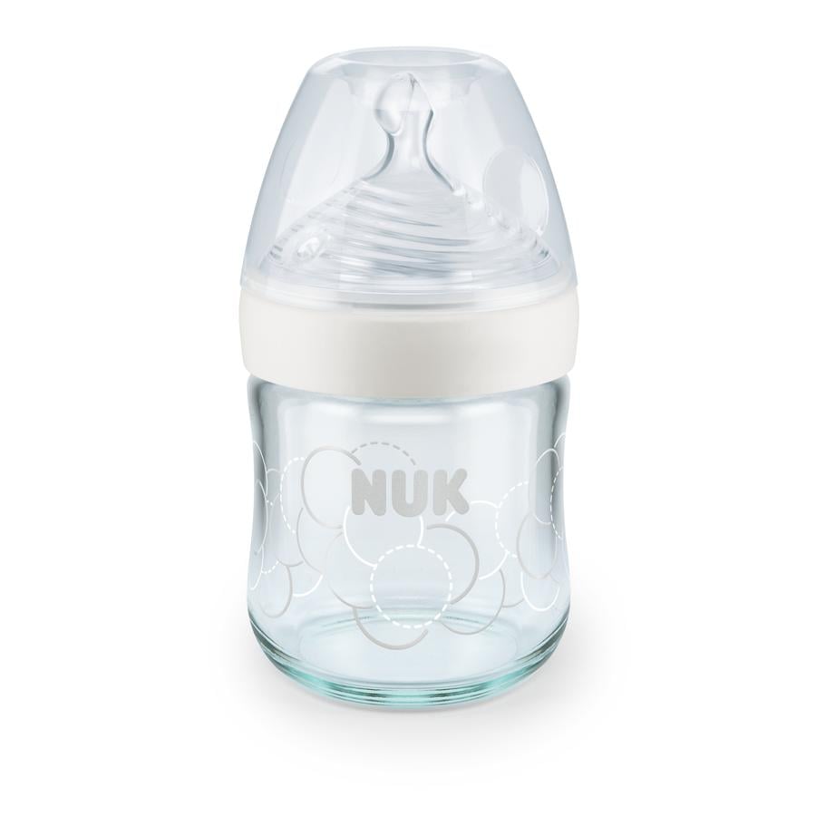 NUK Vauvapullo Nature Sense 120 ml, valkoinen