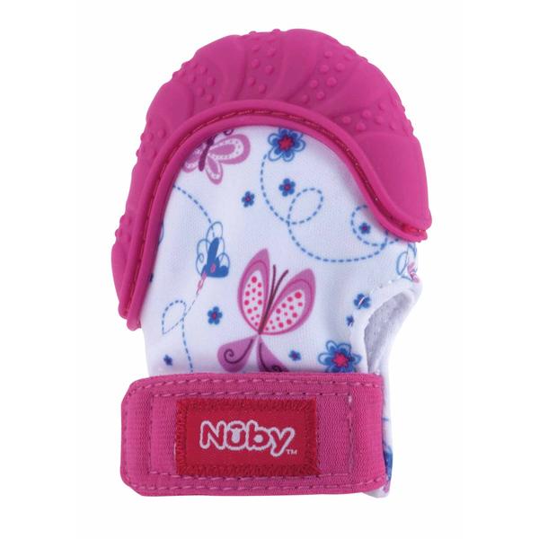 Nûby Beißhandschuh Happy Hands in pink