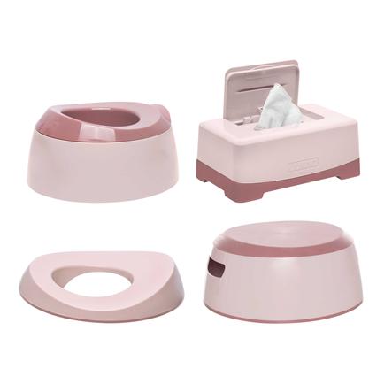 Luma ® Baby care  Zestaw do nauki korzystania z toalety Blossom Pink