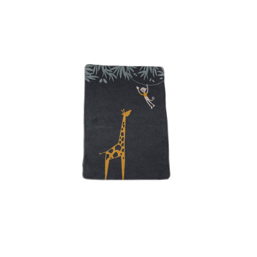 DAVID FUSSENEGGER tæppe giraf antracit