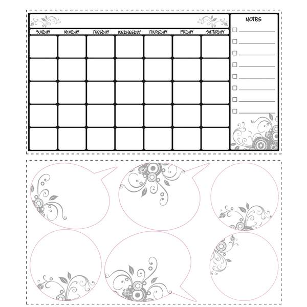 RoomMates® Wandsticker Wochenkalender