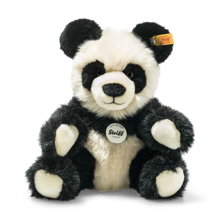 Steiff Manschli Panda, czarny/biały