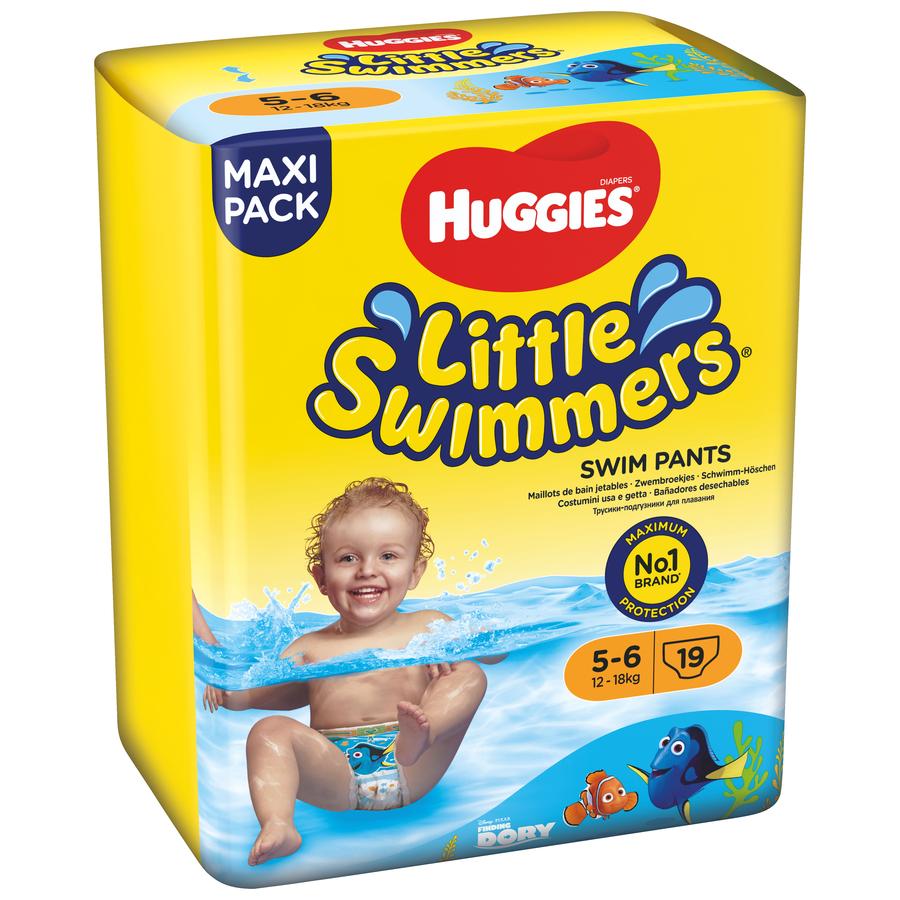 HUGGIES Schwimmwindel Little Swimmers Größe 5-6 4 x 19 Stück
