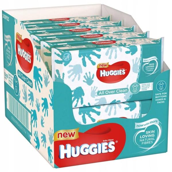 Huggies Baby kosteuspyyhkeet All Over Clean 10 x 56 pyyhettä.