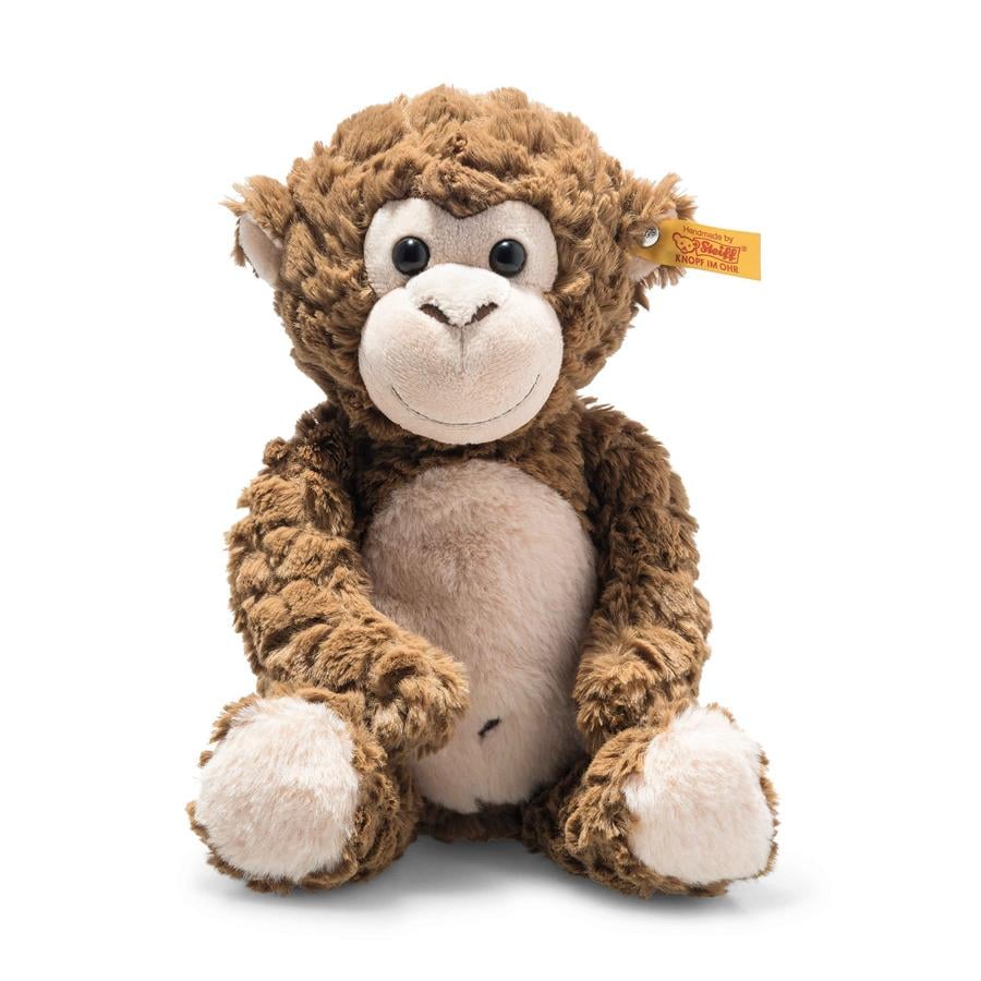 Steiff Pehmeä Cuddly Friends Bodo apina 30 cm, ruskea.