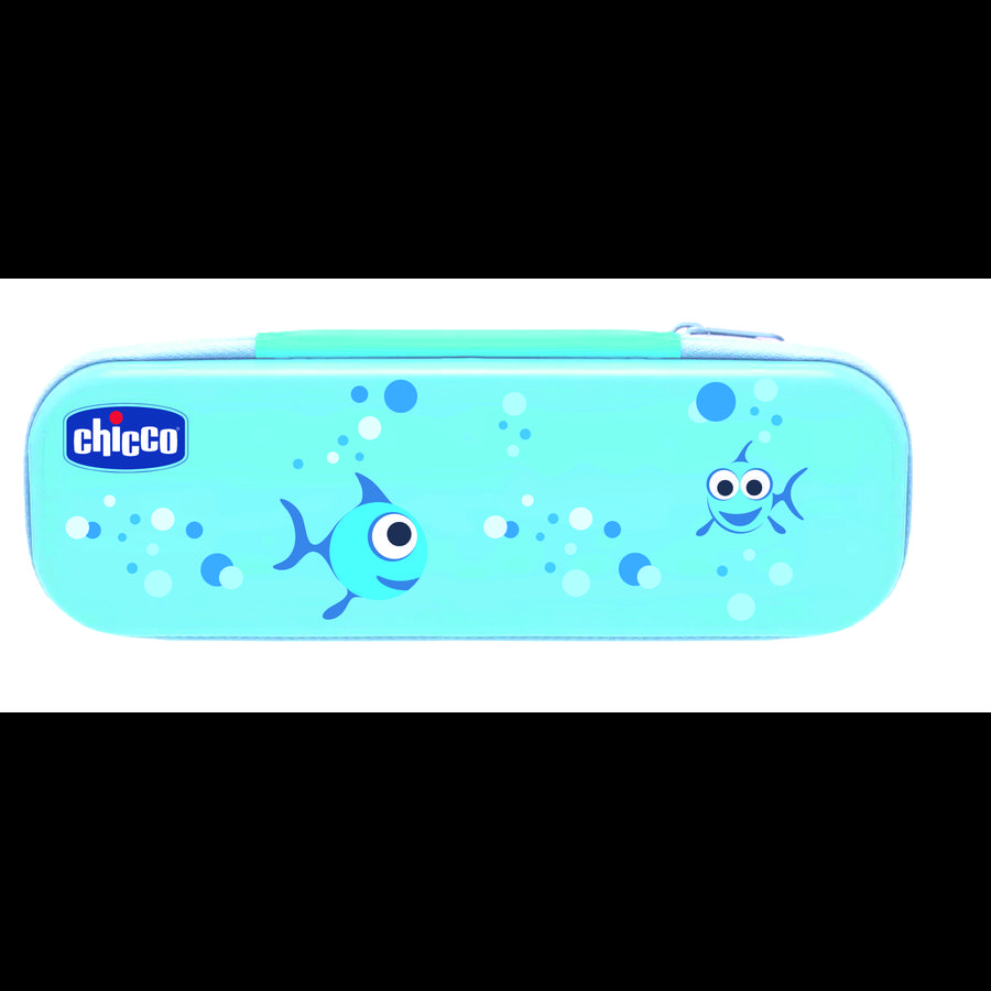 chicco Tandbørste og tandpasta Oral Set i blå 
