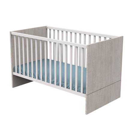 Sauthon Lit Enfant A Barreaux Little Big Bed Nova Gris Loft 70x140 Cm Roseoubleu Fr