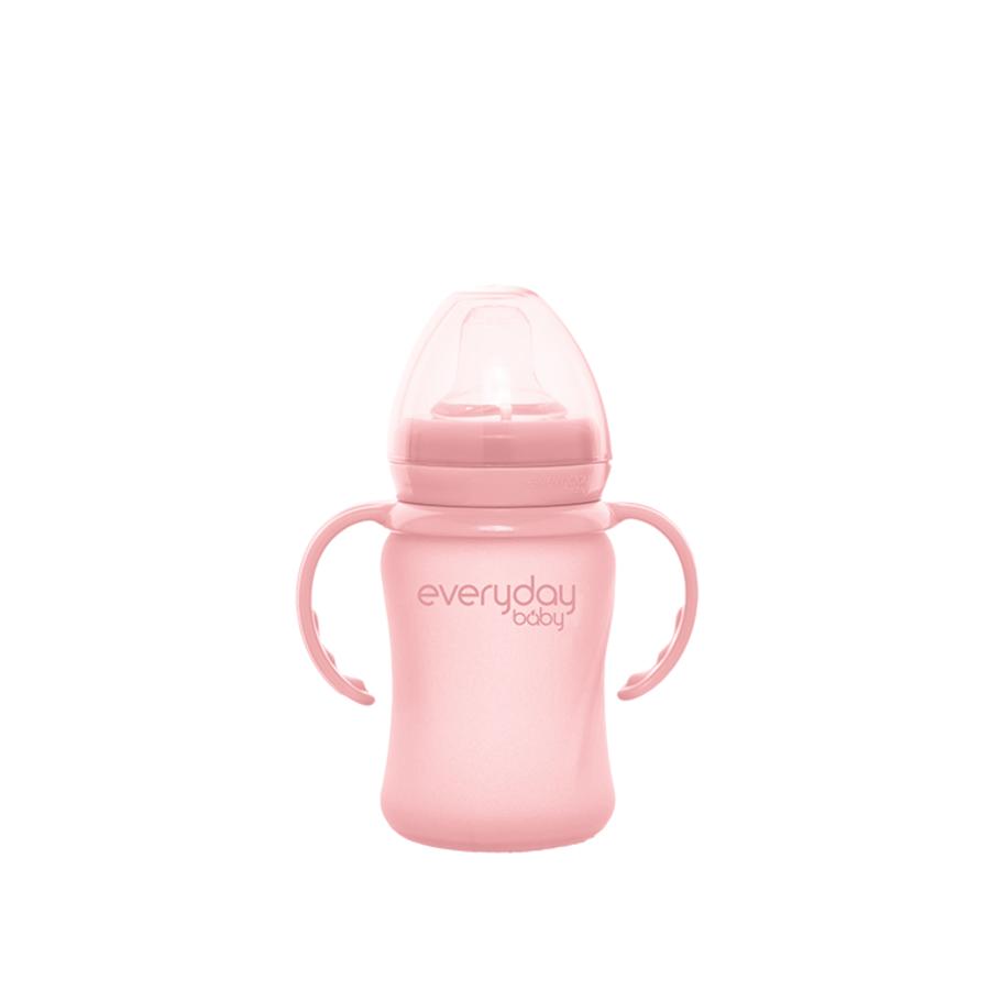 Everyday Baby Gobelet A Bec Heathy Verre Sippy Cup 150 Ml Rose Roseoubleu Fr