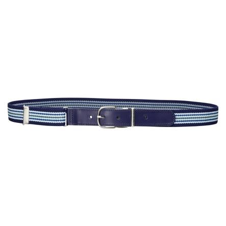 PLAYSHOES Läder elastiskt bälte Ljusblå/marin