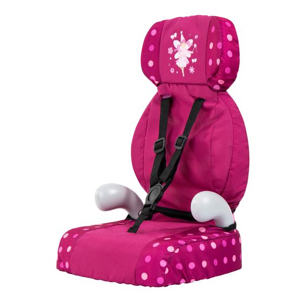 bayer Design Doll Car Seat Deluxe bordeaux, med Fairy