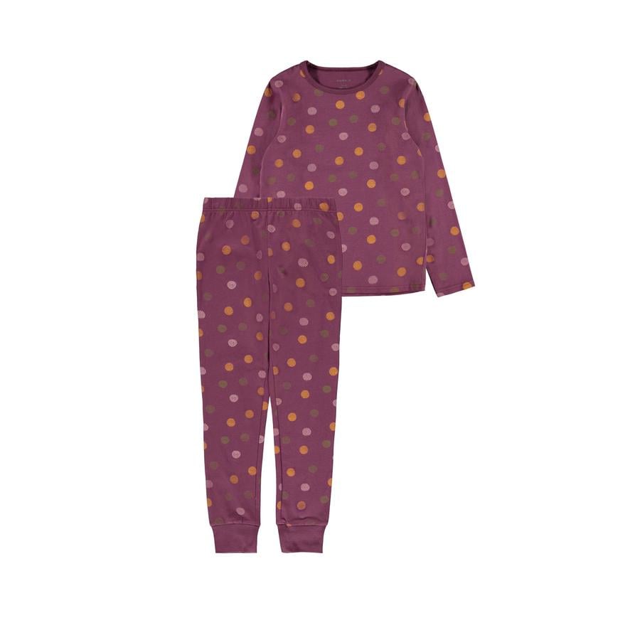 name it Pyjama 2-osainen Nkf night setti Luumu Purple 