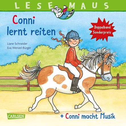 CARLSEN LESEMAUS 206: "Conni lernt reiten" + "Conni macht Musik" Conni Doppelband
