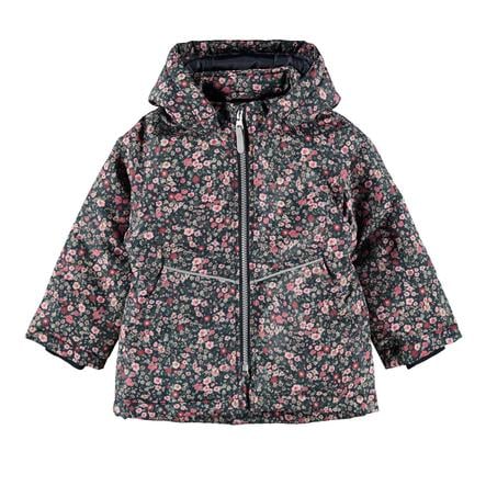 NAME IT Baby-Mädchen Nmfmaxi Jacket Flower Field Jacke