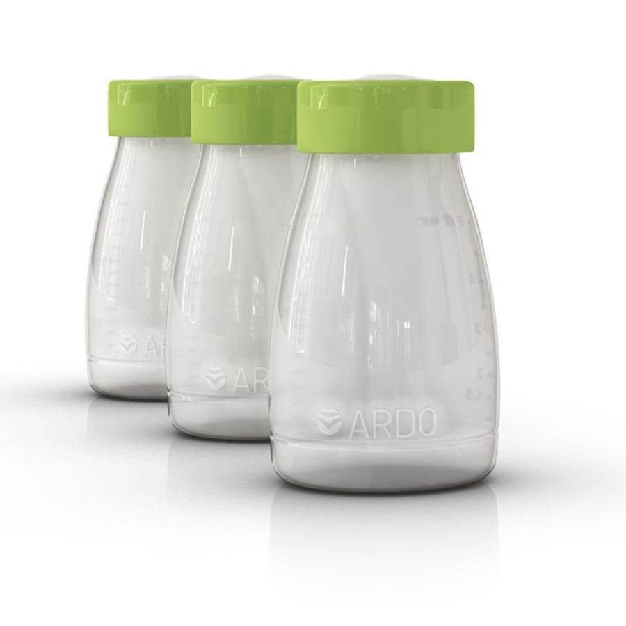 ARDO Muttermilchflaschenset 3 Stück 150 ml in weiß/grün