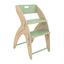 QuarttoLino ® Krzesełko Maxi + bawełniana poduszka  zielony