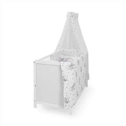 Urra Lit Enfant A Barreaux Complet Dumbo Bois 60x1 Cm Roseoubleu Fr