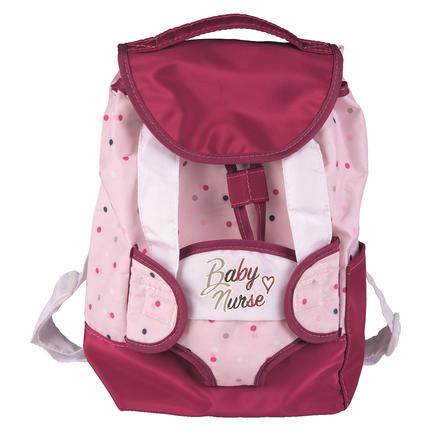 Smoby Porte Bebe Sac A Dos Pour Poupee Baby Nurse Roseoubleu Fr