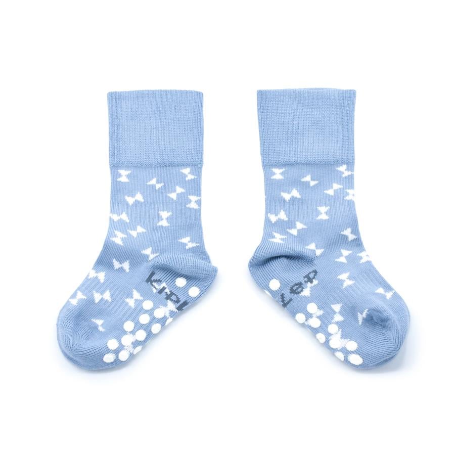 KipKep Stay-On Ponožky Antislip Party Blue Organic 12 - 18 měsíců