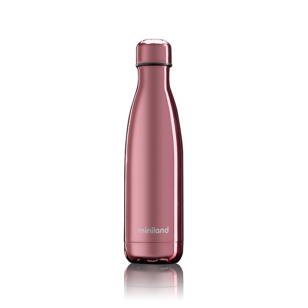 miniland Termo rosa de lujo con efecto cromado 500 ml