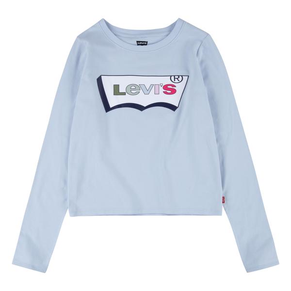 Levi's® Kids Shirt Lange Mouwen Lichtblauw