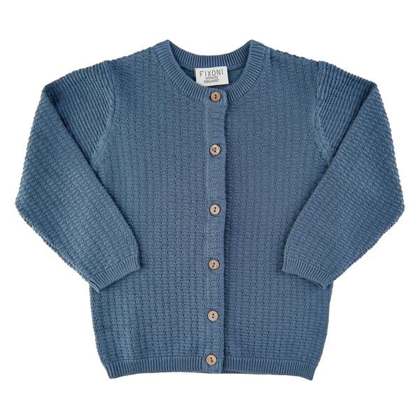FIXONI Knitted Cardigan China blue 