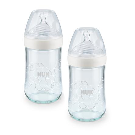 NUK Babyflasche Nature Sense 240 ml, in weiß, 2 Stück